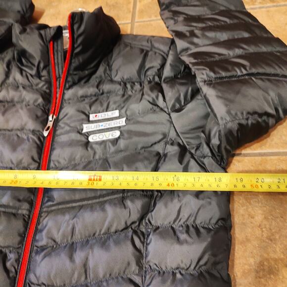 Spyder Black Puffer Jacket Size M ID SUB-ZERO WOLF COVE - Picture 10 of 11